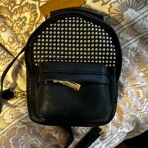 Brand New Black Steve Madden Mini Backpack